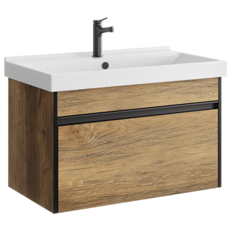 Тумба под раковину Aqwella Urban 80 URB0108DB дуб балтийский фото