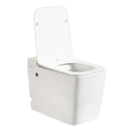 Унитаз приставной с импульсным смывом Abber Rechteck AC1212P с сиденьем микролифт фото