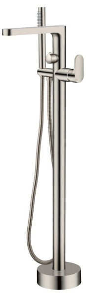 Напольный Смеситель для ванны с душем Boheme Spectre 459-NB Nickel Brush фото