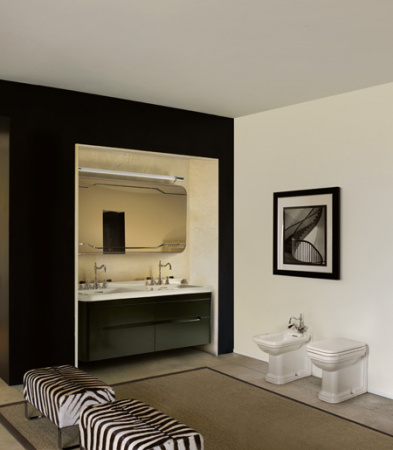 Биде напольное Kerasan Waldorf 4121K1bi/cr*1 фото