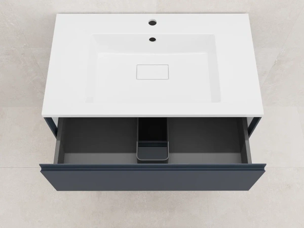 Тумба напольная под раковину Style Line Лима 80 ЛС-00002351 графит фото