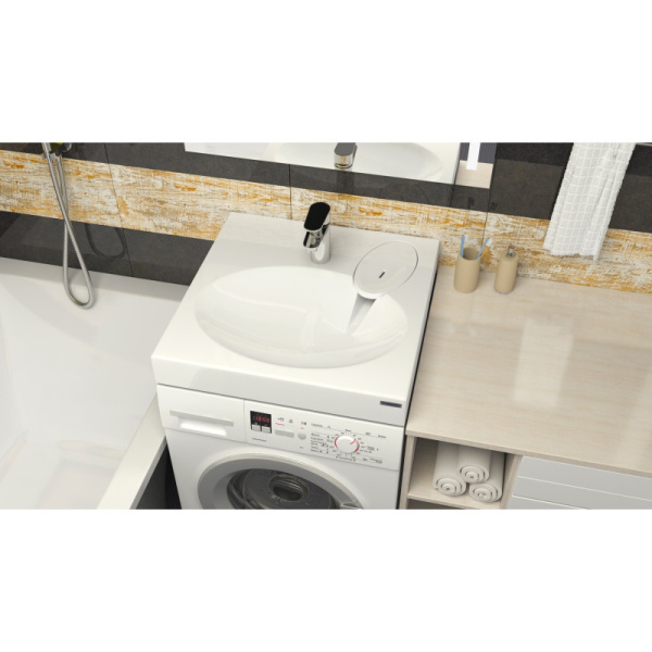 Раковина над стиральной машиной Paulmark Mond PM720431 60х55 фото