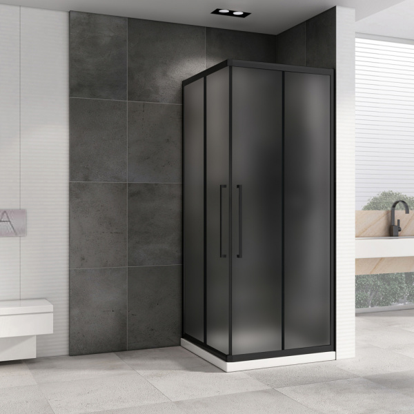 Душевой уголок ABBER Schwarzer Diamant AG02090BMH 90x90 фото