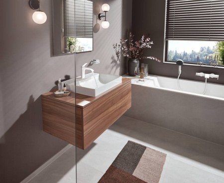 Смеситель для раковины Hansgrohe Vivenis 75020700 белый матовый фото