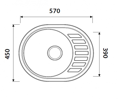 Мойка кухонная Kaiser Classic KSS-5745L фото