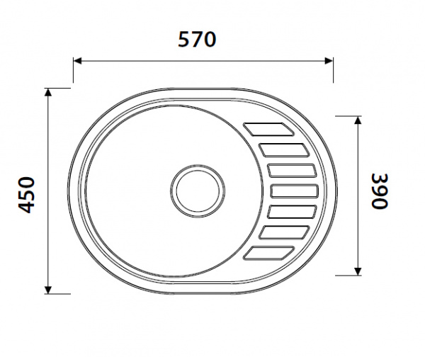Мойка кухонная Kaiser Classic KSS-5745L фото