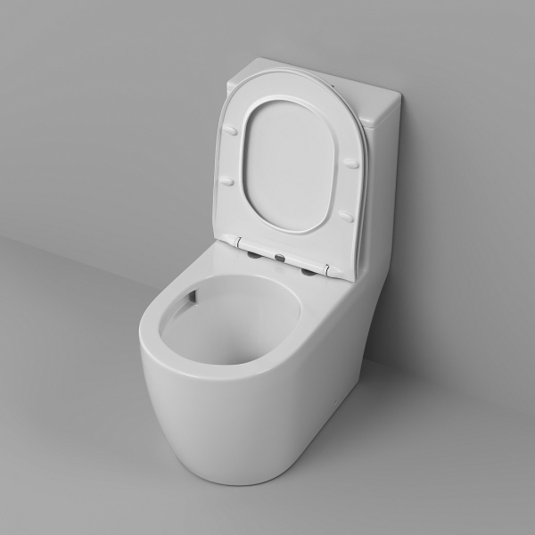 Унитаз напольный со смывом торнадо Grossman Classic GR-4484SQ с сиденьем фото