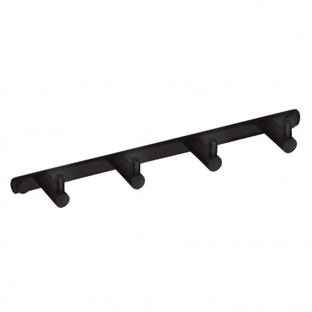 Планка с четырьмя крючками Bemeta Dark 104606100 фото