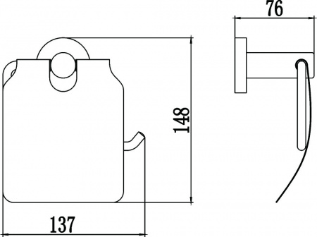 Держатель для туалетной бумаги Savol 87 S-008751 фото