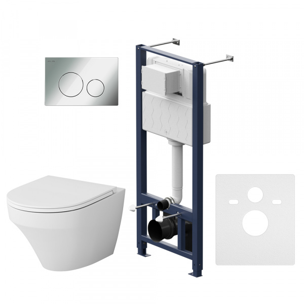 Комплект: инсталляция с унитазом и клавишей AM.PM Inspire IS49051.501700 фото