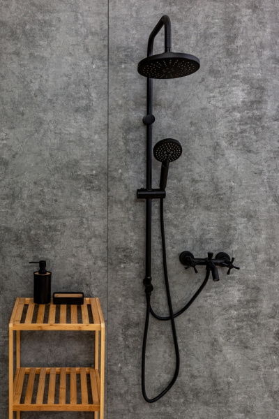 Душевая система Orange Mia M34-933b Черная фото