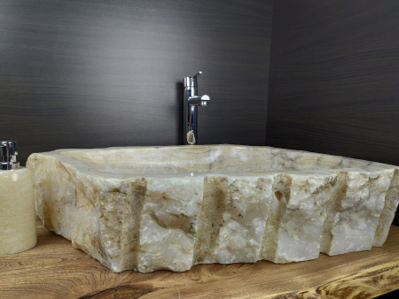 Раковина из оникса Indo Erozy Блитар EO-00052 фото