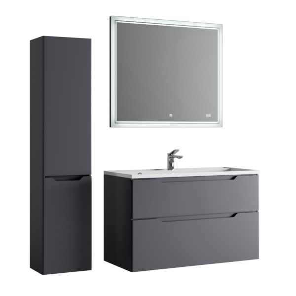 Тумба с раковиной Raval Wector 100 Wct.01.100/P/A/MD фото