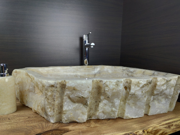 Раковина из оникса Indo Erozy Блитар EO-00052 фото