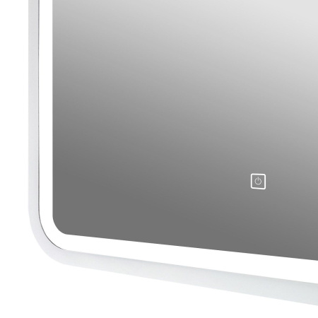 Зеркало с подсветкой Art&Max Genova AM-Gen-1200-800-DS-F-White120x80 фото