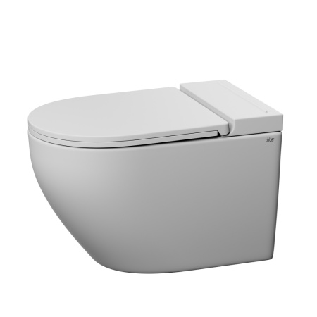 Подвесной унитаз с импульсным смывом Abber Bequem AC1126P фото