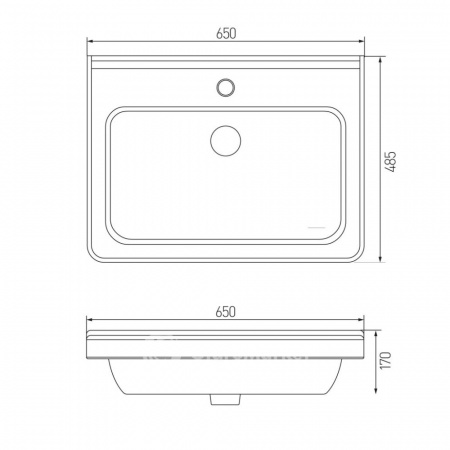 Раковина Акватон Cubito 65 8104240001041 фото