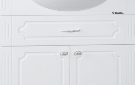 Тумба под раковину Bellezza Кантри-75 белая фото