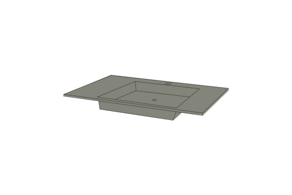 Раковина Acquabella Integra ENCIM.INTEGRA_90_S/F_SLATE_BIANCO фото