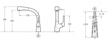 Смеситель для кухни Jacob Delafon Elate E13963-CP фото