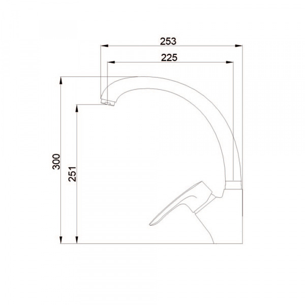 Смеситель для кухни Raiber Zenos R1102 фото