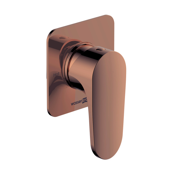 Смеситель для душа WasserKRAFT Asphe 7751 розовое золото фото