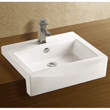 Раковина полувстраиваемая WeltWasser Deilbach DEILBACH 4013 57х46 фото