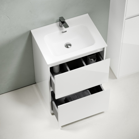 Тумба под раковину Sancos Libra Floor LB60FW белая фото