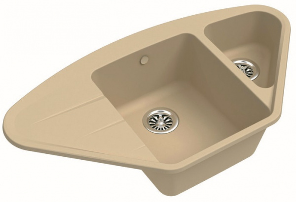Мойка кухонная Ewigstein Wink W- 80KF бежевый фото