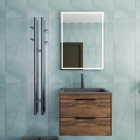 Электрический полотенцесушитель Vincea VTD-1D2GE 25х130 графит, таймер фото