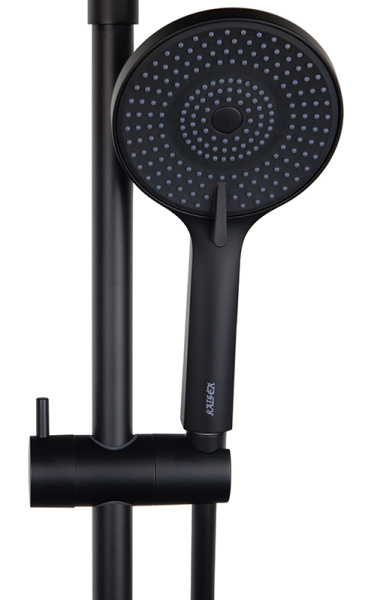 Душевая система с термостатом Kaiser Serio 05577-2 черная матовая фото