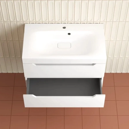 Тумба подвесная Style Line Остин 80 ЛС-00002403 белая фото