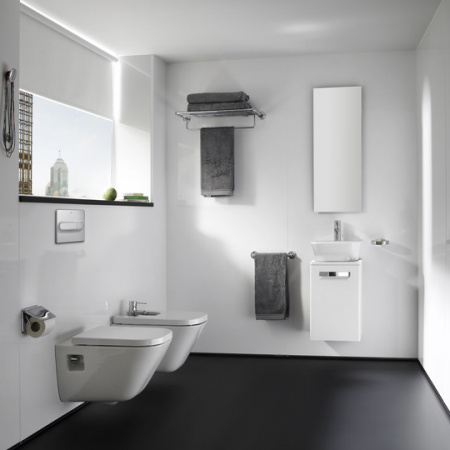 Шкаф с раковиной Roca Gap ZRU9302735 45 см белый фото