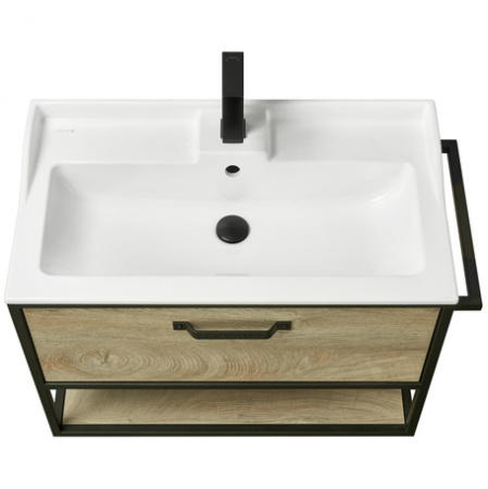 Тумба под раковину Акватон Лофт 80 1A242401LTDU0 дуб эндгрейн фото