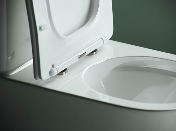 Унитаз компакт безободковый Ceramica Nova Star CN1904-B с сиденьем с микролифтом фото