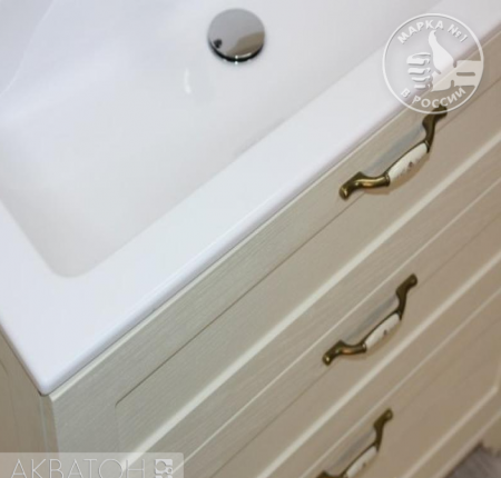 Тумба под раковину Акватон Леон 80 Н 1A187801LBPR0 фото