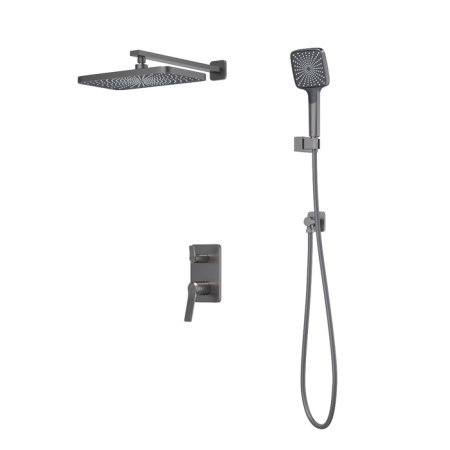 Душевая система скрытого монтажа Iddis Parker PARGM02i67 графит матовый фото