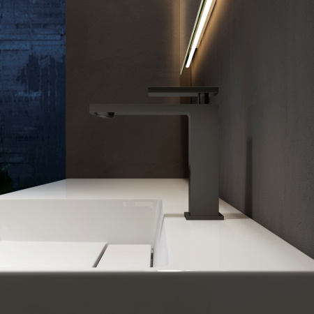 Смеситель для раковины Vincea Dice VBF-2DS1MB черный матовый фото