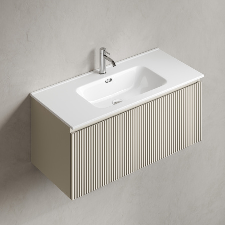 Тумба под раковину Sancos Snob R 1.0 SNR1.0100CE Beige Soft фото