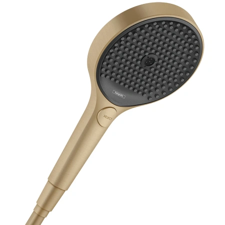 Душевая лейка Hansgrohe Rainfinity 130 3jet 26864140 шлифованная бронза фото