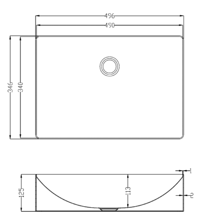 Накладная раковина из нержавеющей стали AltroBagno Futuro 001016BrAn состаренная бронза фото