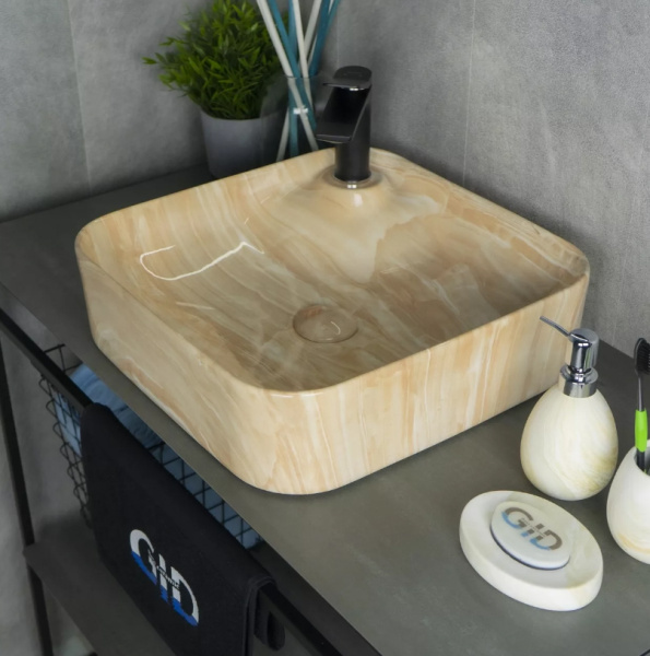 Накладная раковина GID MNC591 43х43 фото