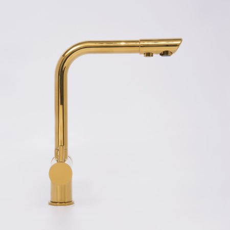 Смеситель для кухни под фильтр WasserKRAFT A8377 глянцевое золото фото