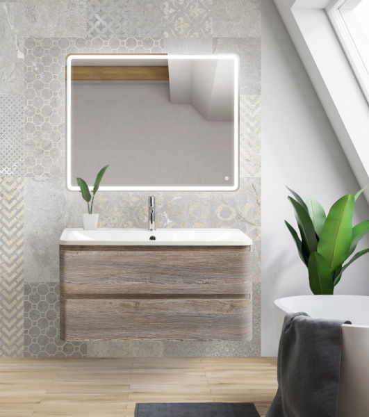 Тумба под раковину BelBagno Albano 100 ALBANO-1000-2C-SO-PS скандинавская сосна фото