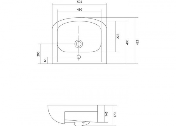 Раковина Акватон Акватоп 1WH110171 фото