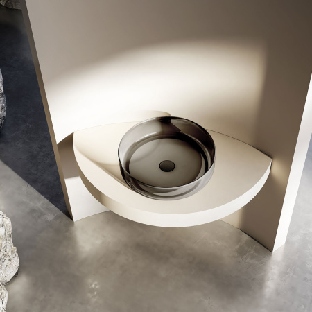 Накладная раковина Vincea VBS-6T16B 45x45 черная фото