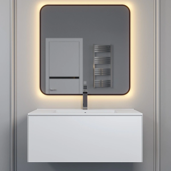 Тумба под раковину Uperwood Parma 85 3930205466 белая фото