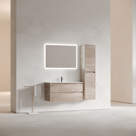 Тумба под раковину Sancos Libra LB100EG дуб галифакс натуральный фото