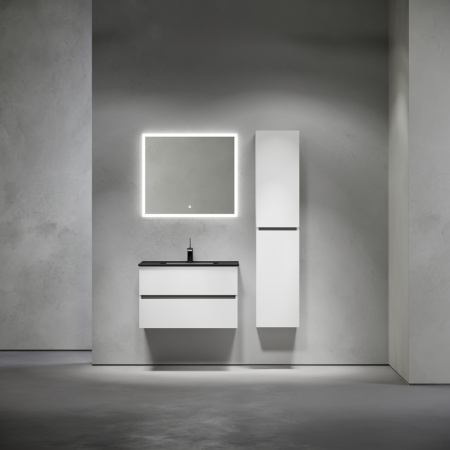 Тумба под раковину Sancos Urban UR80W белый глянец фото