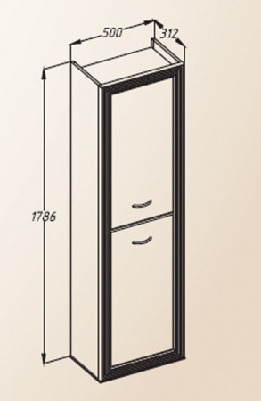 Пенал Opadiris Карат 50 Z0000003940 с серебряной патиной фото